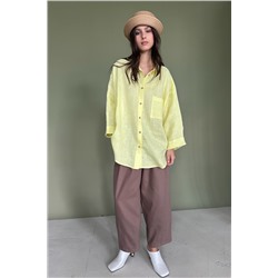 Брюки-бананы  DENIM086/02/Песочный