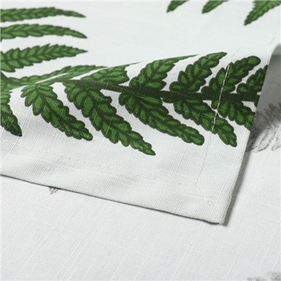 Скатерть «Этель. Папоротник», 144×110±2 см, репс 220 г/м², 100% хлопок