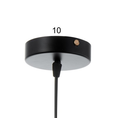 Светильник BayerLux «Вонел» Е27 40 Вт черный 30×30×100 см