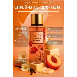 Victorias secret Спрей для тела парфюмированный Spring Poppies 250мл