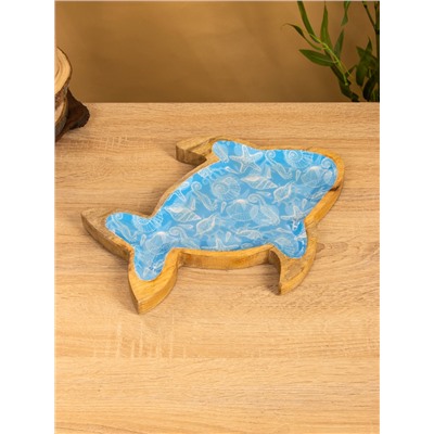 Блюдо сервировочное «Рыбка», 2×25×33 см, дерево