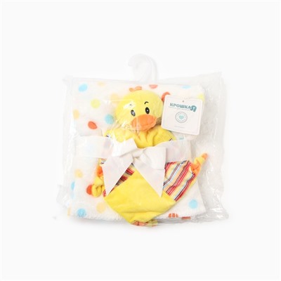 Плед детский с игрушкой «Крошка Я. Цыпленок» 75×90 см