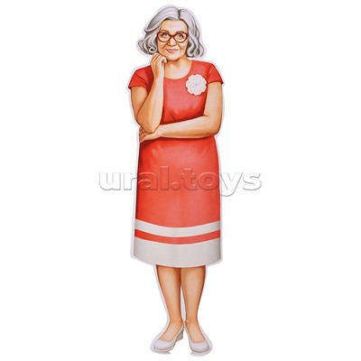 Комплект для оформления интерьера "Семья" 6 фигурных плакатов