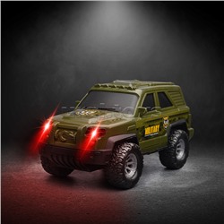 Машина "Военный внедорожник" в коробке