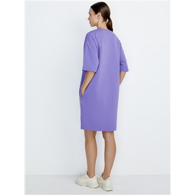 Omsa Платье OmD 3741С Платье-туника женское OVERSIZE кор/рук, CO+EL