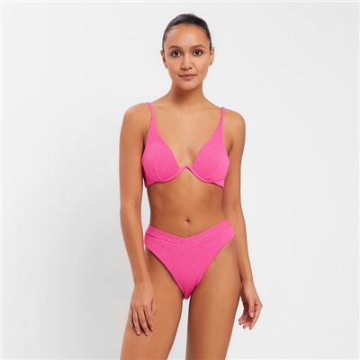 Купальник раздельный бельевой женский MINAKU, размер 46, розовый