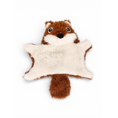 Игрушка текстильная «Белка летяга», 15×11 с, с пищалкой, шуршащая, коричневая