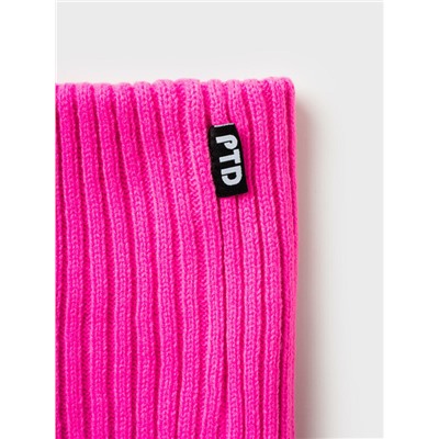 Комплект вязаный для девочки: шапка, снуд