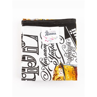 Набор кухонных полотенец Доляна «Любимый дом», 35×60 см-4 шт., 100% хлопок