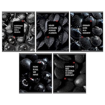 Тетрадь  48л клетка "Natural Black" ТКЛ489677 Listoff