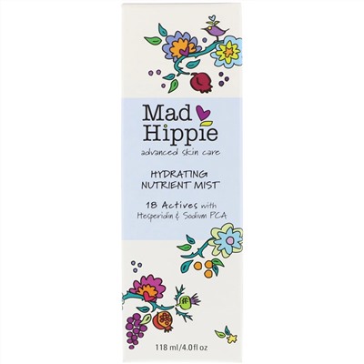 Mad Hippie Skin Care Products, увлажняющий питательный спрей, 118 мл (4,0 жидк. унции)