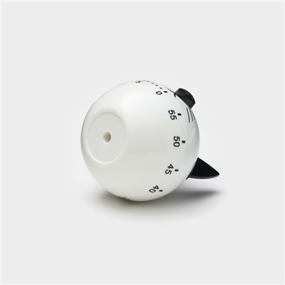 Таймер механический Доляна «Котёнок», кухонный, белый