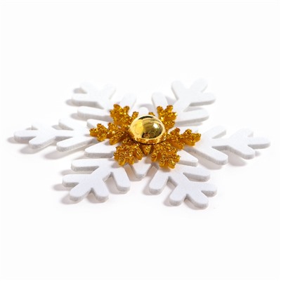 Новогодний декор «Снежинки», набор 6 шт.