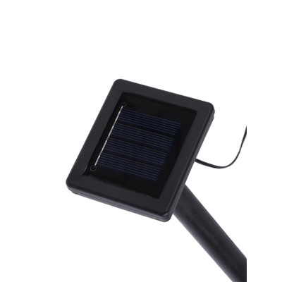 Садовый светильник «Грибы», уличный, на солнечной батарее, 21 см, 3 LED, свечение тёплое белое