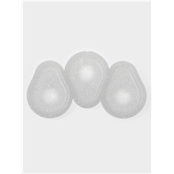 Форма для леденцов «Авокадо», силикон, 3 ячейки, 6×5.5 см, прозрачная