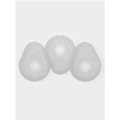 Форма для леденцов «Авокадо», силикон, 3 ячейки, 6×5.5 см, прозрачная