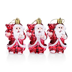 Набор новогодних украшений "Дедушка Мороз"в пакете