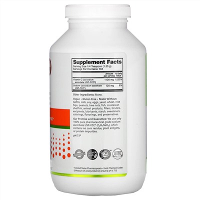 NutriBiotic, Immunity, аскорбат натрия, кристаллический порошок, 454 г (16 унций)
