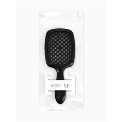 Расчёска массажная, широкая, продуваемая, 8.5×20.5(±1) см, чёрная