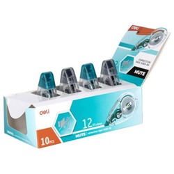 Корректор-лента 5 мм х 12 м Mute EH360-BX в блистере (1656545) Deli