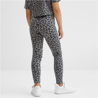 Легинсы (лосины) детские KAFTAN Trendy grey, размер 32 (110-116 см)