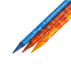 Карандаши цветные цельнографитовые, K-i-N PROGRESSO MAGIC 8774, 24 цвета, блендер, металлический пенал