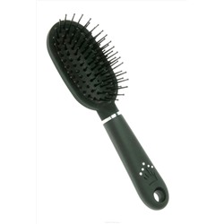 Dewal Beauty Щетка для волос массажная овальная мини / Шарм DBH2351, черный 3716
