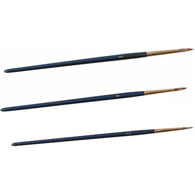 Набор кистей 3 шт: (№2,4,6) высококачств.нейлон, профиль конус. 82374 Centrum