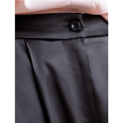 Брюки палаццо широкие из струящегося сатина