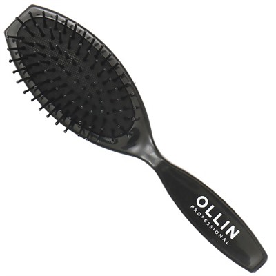 OLLIN Щётка массажная Glossy 9 рядов нейлоновая щетина
