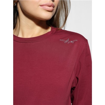 Лонгслив Алекса (Бордо)