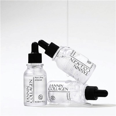 Roda Roji Сыворотка для сужения пор с коллагеном и комплексом танинов Tannin Collagen Pore Lifting Ampoule (срок до 07.2026)