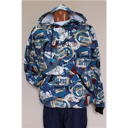 Толстовка мужская "ГОРОД" цветная распродажа