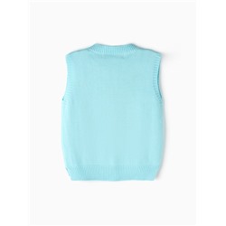 Жилет для девочки KAFTAN «Ромашки», размер 32 (110-116 см), голубой