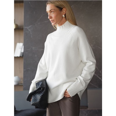 Джемпер из пряжи с кашемиром