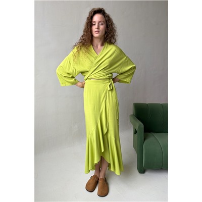 Юбка женская  EASY035/02/Салатовый