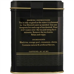 Harney & Sons, Черный чай, пряная корица, 4 унции