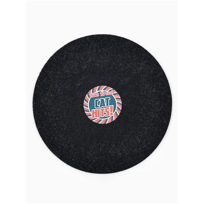 Когтеточка-пластина, 40 см, с пропиткой, кошачья мята в комплекте, ковролин, цвет МИКС