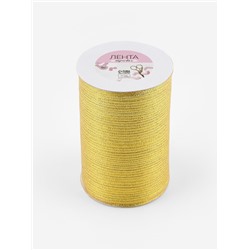 Лента парчовая, 6 мм, 500±1 м, цвет золотой