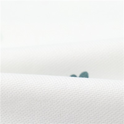 Дорожка на стол Этель «Полевые цветочки» 40×146 см, рогожка 176 г/м², 100% хлопок, белая