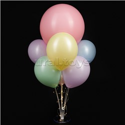 Стойка для шаров Фонтан, 7 насадок, с подсветкой, 0,7 м, Разноцветный, 1 шт.