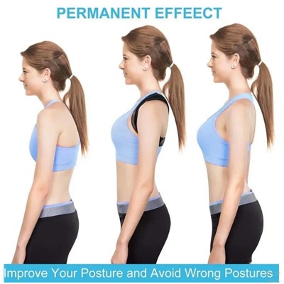 Фиксатор для спины Регулируемый Корректор осанки ключицы позвоночника спины плеча поясничная коррекция осанки
