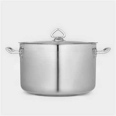 Кастрюля LUXSTAHL, 11 л, d=29.5 см, капсульное дно, индукция, нержавеющая сталь