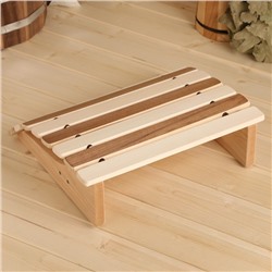 Подголовник для бани и сауны, деревянный, анатомический, «Добропаровъ»