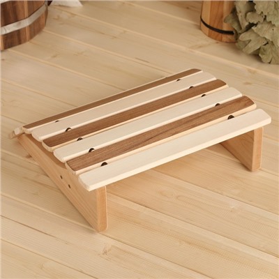 Подголовник для бани и сауны, деревянный, анатомический, «Добропаровъ»