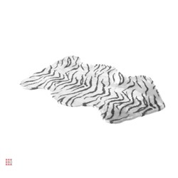 Коврик имитация шкуры животного, иск.мех, 55х85см, 3 дизайна
