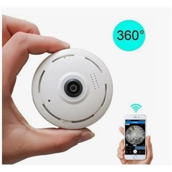 360-градусная панорамная камера видеонаблюдения Wifi 1080P HD Беспроводная VR-камера с дистанционным управлением Камера видеонаблюдения P2P US Plug