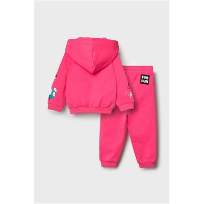 Комплект детский трикотажный для девочек: толстовка, брюки PLAYTODAY, 1240379
