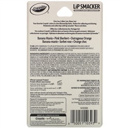 Lip Smacker, Crayola, Lip Balm, Trio Pack, 3 Pieces, 0.14 oz (4.0 g) Each