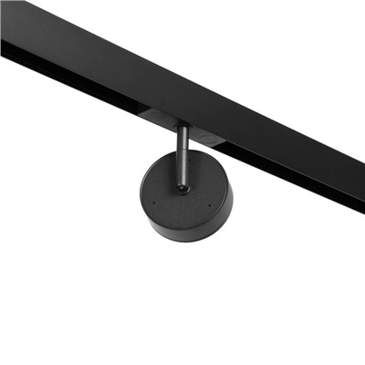 Светильник трековый ULTRA «Менси», светодиодный, 9 Вт, 48 В, 3000K-5700К, CRI90, чёрный